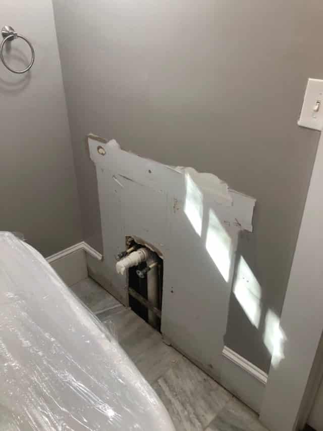Remodeling before.